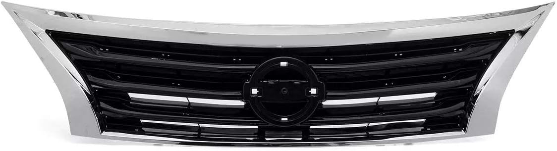 Car Front Grille Chrome Front Hood Bumper Upper Grille Grill For Nissan Altima 2013 2014 2015 Spoilers