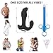 vibe2o Diablo Strong Dual Motor Prostate Massager for Men 10 Speed Anal Sex Toy Personal G-Spot Vibrator for Women Rechargeable Waterproof Silicone Butt Plug for Men & Women w/Free Lube Launcher