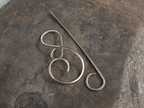 Silver Celtic Hair Clip Shawl Pins Metal Hair Jewelry Hair Slide Hair Barrette Hair Fork Hair Stick Scarf Pin Brooches women gift.