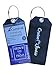 [4 Pack] Cruise Luggage Tag Holders for Carnival, NCL, Princess and MSC Cruise Ship Essentials. Luggage Tags for Suitcases.