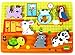 Cubbie Lee Toy Company Cute Pets Baby Animal Chunky Wooden Puzzle for Toddlers, Preschool Age w/Easy-Hold Colorful Solid Wood Pieces. Simple Educational & Sensory Learning for 1, 2 & 3 Year Olds