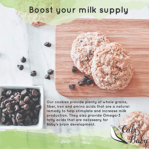 Café Baby Chocolate Chip Lactation Cookies for Breastfeeding Large