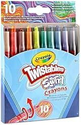 Crayola Swirl Mini Twistable Crayons Assorted 10 Pack 4 Colors Each view 2
