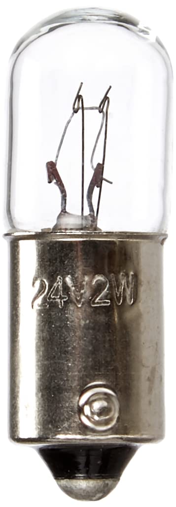 Scharnberger S+H Tubular Lamp Small Tube Lamp 10 x 28 mm Socket BA9s 24 Volt 2 Watt