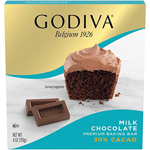 Godiva Milk Chocolate Premium Baking bar, 4 oz