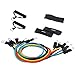Reehut Resistance Bands - 12-Piece Set Includes 5 Exercise Tubes, Door Anchor, 2 Foam Handles, 2 Ankle Straps, Manual and Carrying Case