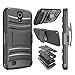Njjex for Galaxy Mega 6.3 Case， [Ngate] Armor Swivel Locking Holster Belt Clip Kickstand Heavy Defender Full Body Carrying Phone Case Cover for Samsung Galaxy Mega 6.3 i9200/i9205/i527 [Black]