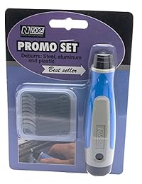 Herramienta de desbarbado Noga, de uso pesado, con 10 hojas S10, NG8150