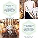 PragmaLOV Bachelorette Party Decorations | Bridal Shower Kit | BRIDE Foil Balloons, Bride to be Sash, Heart Balloons, Rose Gold Balloons, Confetti Balloons, Ring Balloon, Metallic Foil Curtains