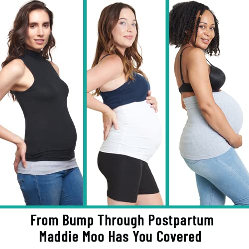 Maddie Moo Belly Bands Available in 8 Sizes and 7 Colors. Maternity & Postpartum Shirt