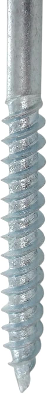 Merriway BH02183 10 Pcs BZP Roofing Screw with Clear Cap & Washer view 3
