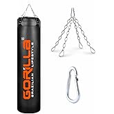 Saco De Pancada Grande 180 cm Boxe Muay Thai Treino Profissional Equipamento para Luta Gorilla