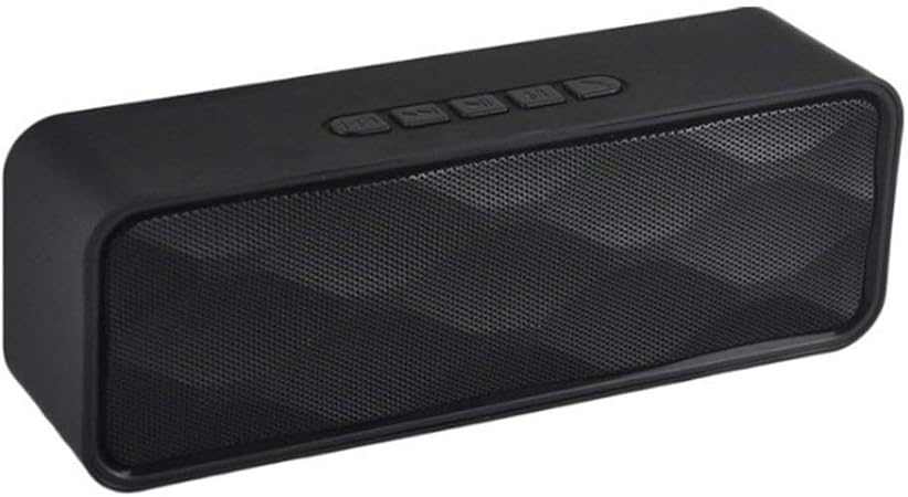 Amazon Anscio Bluetoothスピーカー Bluetoothスピーカー ミニカー Bluetoothスピーカー Hdステレオ Bluetoothスピーカー 屋外 家族 乗馬 車 旅行 ブラック Anscio デジタルオーディオアクセサリ