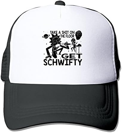 Black Rick And Morty Inspired Get Schwifty Snapback Hats Baseball Hat
