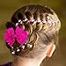 Dxmart Hair Bows Clips Ribbon Bow for Baby Girls Kids Hair Accessories 40Pcs/Pack
