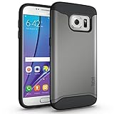 Galaxy S7 Case, TUDIA Slim-Fit MERGE Dual Layer Protective Case for Samsung Galaxy S7 (Metallic Slate)