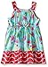 Youngland Girls' Multi-Colored Poplin Fruit Salad Dress