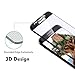 Samsung Galaxy S6 Edge Screen Protector ,WINWONBRA Galaxy S6 Edge Tempered Glass Screen Protector - High Definition 3D Curved - Full 100% Coverage[BLACK]