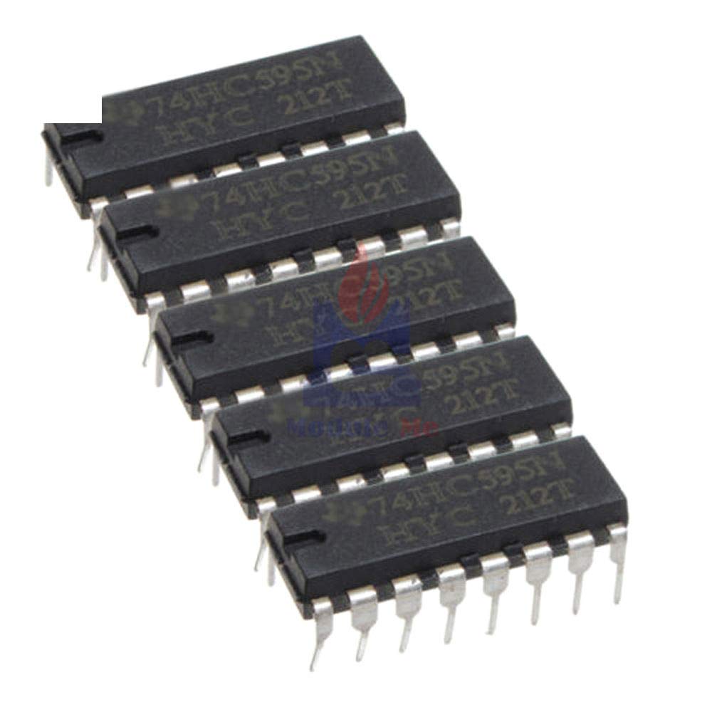 5 PCS/Lot IC Chips SN74HC595N 74HC595 74HC595N HC595 DIP-16 8 Bit Shift ...