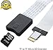 Micro SD Extension SD Card Extension Cable Extender Adapter Flexible Cord Male to TF Flash Memory Card Kit Reader Female Soft Flat for Monoprice Select Mini Anet A8 3D Printer/Raspberry Pi/GPS/TV