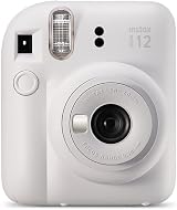 INSTAX Fujifilm Instax Mini 12 Camera Clay White with 40 Shot Film Pack view 3