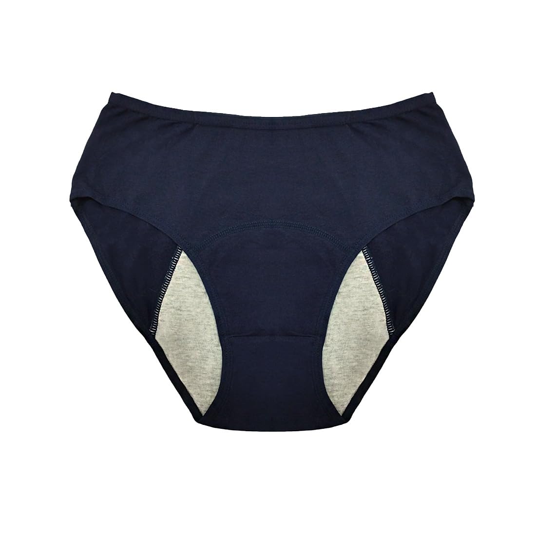 Cotton Menstrual Panties, Menstrual Belt, Postpartum Panties, Urine Loss Panties, Eco-Friendly, Washable, Reusable, Absorbent, (Blue 330, XL)