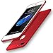 iPhone 7 Plus Case, WLKSAM [Screen Protector Included] Stylish Ultra Slim Anti-Scratch Shockproof Hard Heat Radition Lightweight Case for iPhone 7 Plus Apple Cover Accessiess (Red)