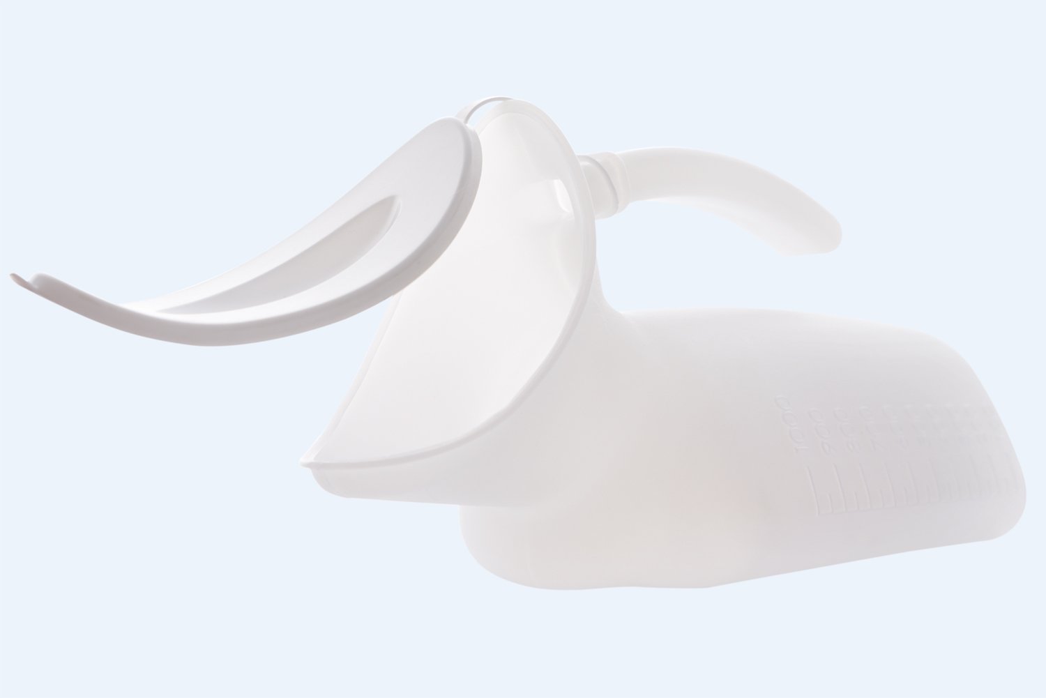 Female Urinal With Lid And Handle - 1 litre capacity - Female Urine Bottle. Pack of 1