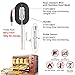 Bluetooth Meat Thermometer, For Grilling Wireless Remote Digital Cooking Thermometer With APP Smart Alarm Grill Thermometer for Kitchen Food Candy BBQ, Carrying Case (Comes with 2 Probes)