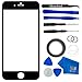 MMOBIEL Front Glass for iPhone 5 5C 5S SE Series (Black) Display Touchscreen incl 12 pcs Tool Kit / Pre-cut Sticker / Tweezers / Roll Adhesive Tape / Suction Cup / Wire / Cleaning cloth