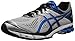 ASICS Men's GT 1000 4 Running Shoe, Silver/Electric Blue/Black, 9.5 4E US