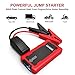 GOOLOO 600A Peak SuperSafe Car Jump Starter (up to 5.0L gas, 3.0L diesel engine), Portable Power Pack Auto Battery Booster Phone Charger with Dual Quick Charge 3.0 Input & Output, Built in LED Light
