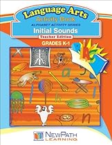 NewPath Learning Alphabet Activity Series Initial Sounds Reproducible Workbook, Grade K-1