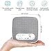 White Noise Machine Maker - Sleep Sound Machine Generator For Sleeping - Natural Sounds Including White-Noise Ocean Thunder & Lullaby for Kids Babies Adults Relaxing Home Office Baby USB Port