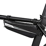 Roswheel Professional Road Bike Bag Cycling Bicycle Bike Bag Top Tube Triangle Bag Road Bike Front Bag(0.6L)