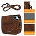 Fintie Protective Case Compatible with Fujifilm Instax Mini 9 / Mini 8/8+ Instant Camera - Premium Vegan Leather Bag Cover with Removable Strap, Vintage Brown