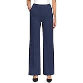 JEKAOYI Womens Dress Work Pants Business Casual Office Pull on Trousers High Waist Wide Leg Stretchy Slacks with Pockets