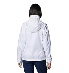 Columbia Womens Switchback IV Rain Jacket, White, 2X