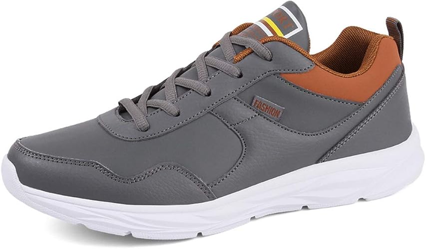 leather athletic sneakers