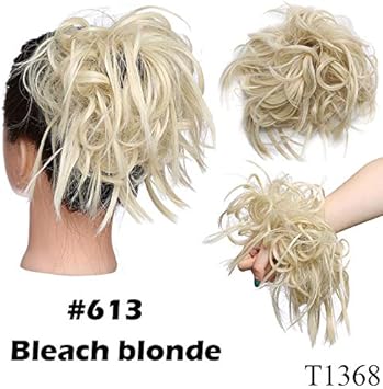 Messy Bun Hair Ring Hair Bun Straight Elastic Band Updo Hairpiece