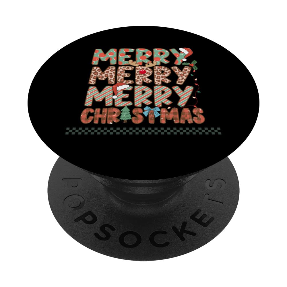 FUNNY CHRISTMAS TEE, MERRY CHRISTMAS, CUTE HOLIDAY XMAS PopSockets Swappable PopGrip