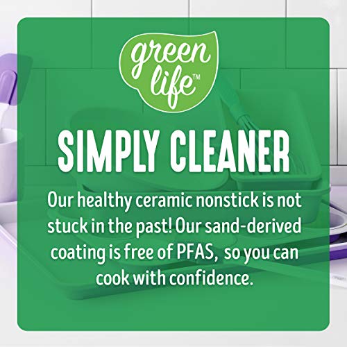 GreenLife Bakeware Healthy Ceramic Nonstick, 18" x 12" Half Cookie
