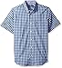 Nautica Men's Classic Fit Wrinkle Resistant Short Sleeve Twilight Check Shirt