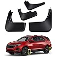 TOPGRIL Mud Flaps Kit for 2024 Chevy Chevrolet Equinox 2018-2023 Mud Splash Guard Fender Front and Rear 4-PC Set