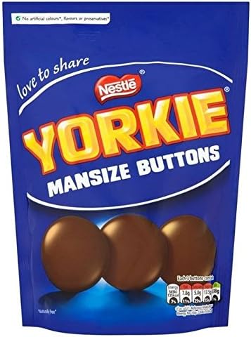 Nestle Yorkie Man Size Buttons 120g