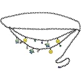 Buckle-Down Disney Belt, Chain Belt, Toy Story Chain Belt with Charms