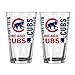 Boelter Brands MLB Chicago Cubs Spirit Pint Glass Set (Pack of 2), 16-Ounce