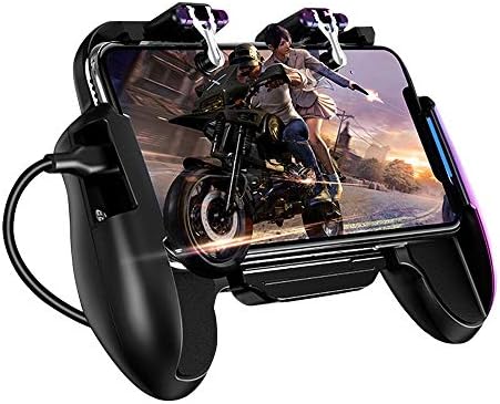 bqmqolove Upgrade Version Mobile Game Controller GamePad Cooler Cooling Fan Gamepad Shoot and Aim Trigger Joystick