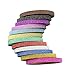 Piokio Skinny Washi Masking Tape Set of 12 Rolls Decorative Tape for Scrapbooking, Home Decor, DIY Craft Projects