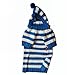Stinky G Blue Stripe Dog Hoodie Sweater #12 - M